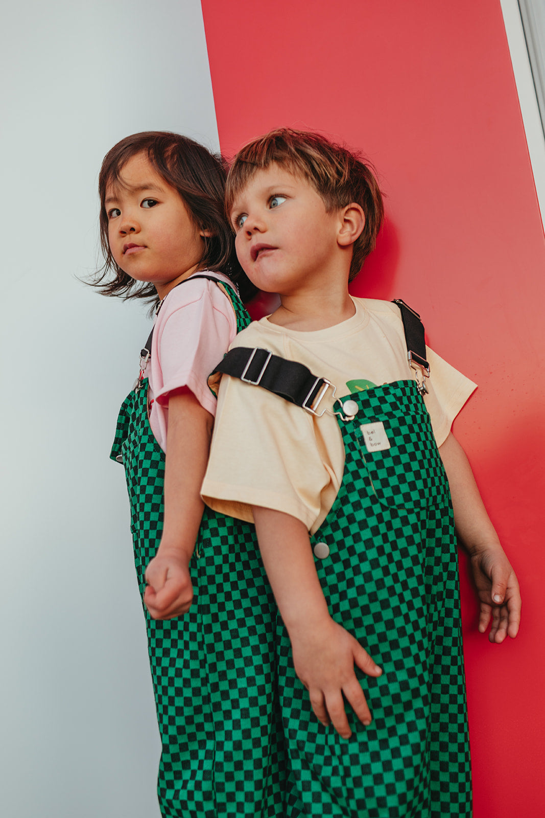 Checkerboard Overalls – bel & bow