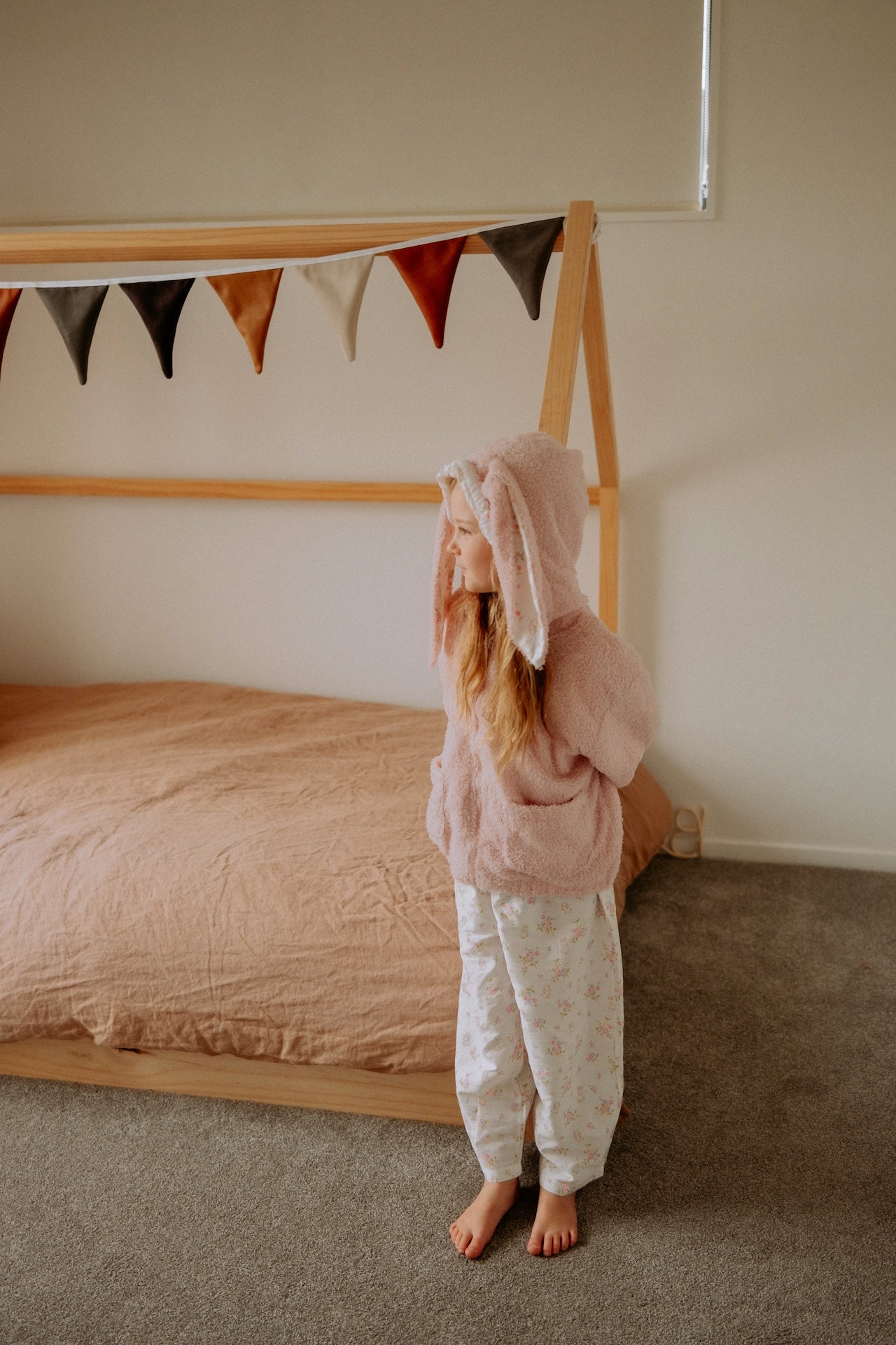 Bunny Hoodie Jacket - Pink