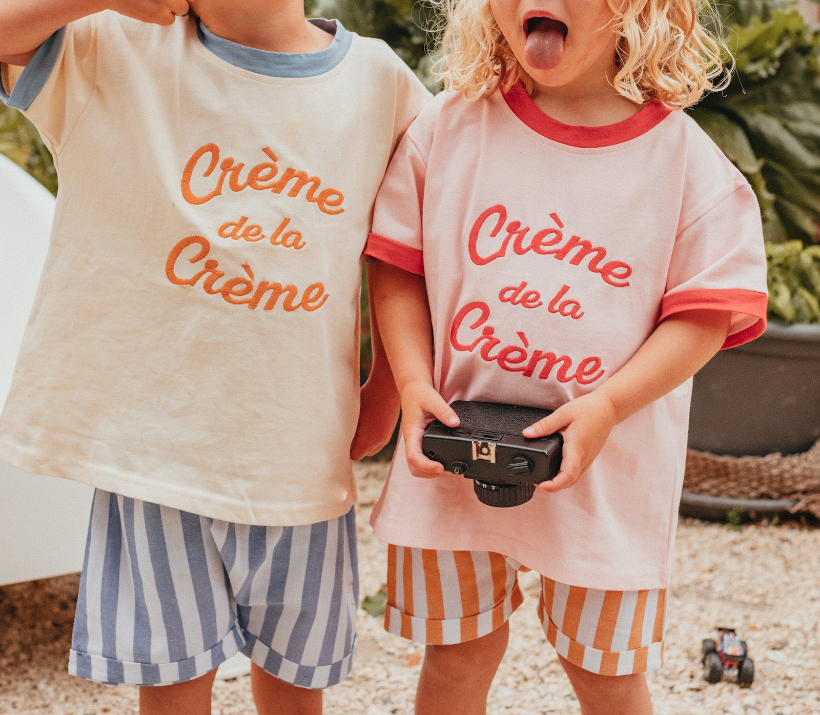 Crème de la Crème Tshirt - Cream bel & bow