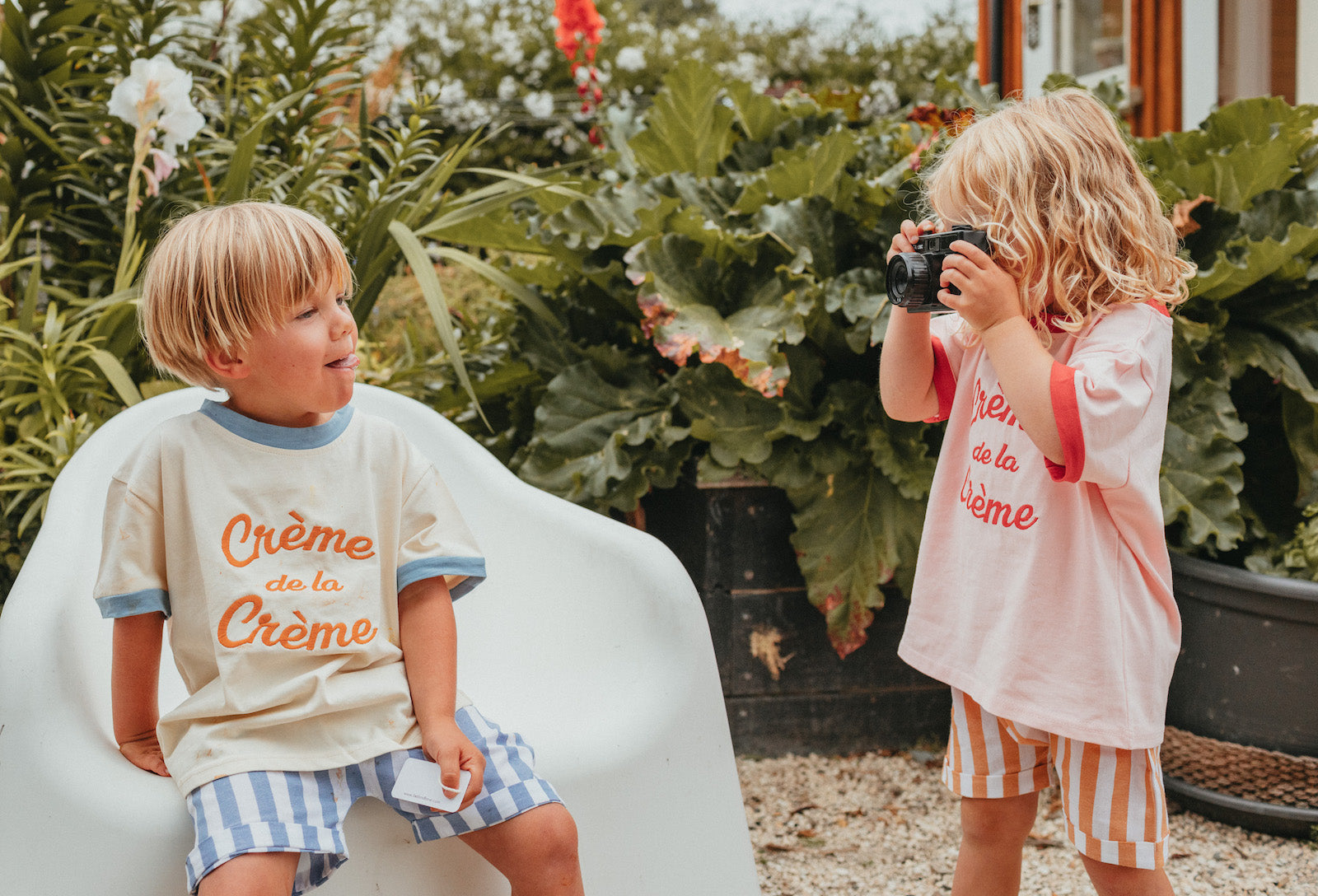 Crème de la Crème Tshirt - Cream bel & bow