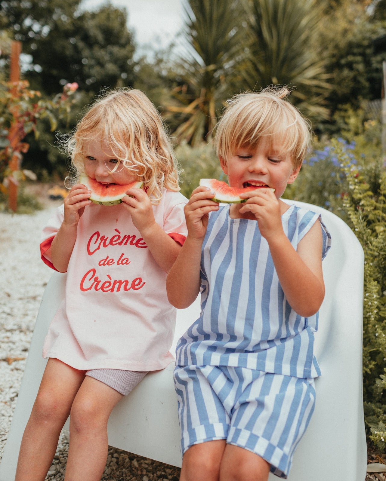 Crème de la Crème Tshirt - Pink bel & bow