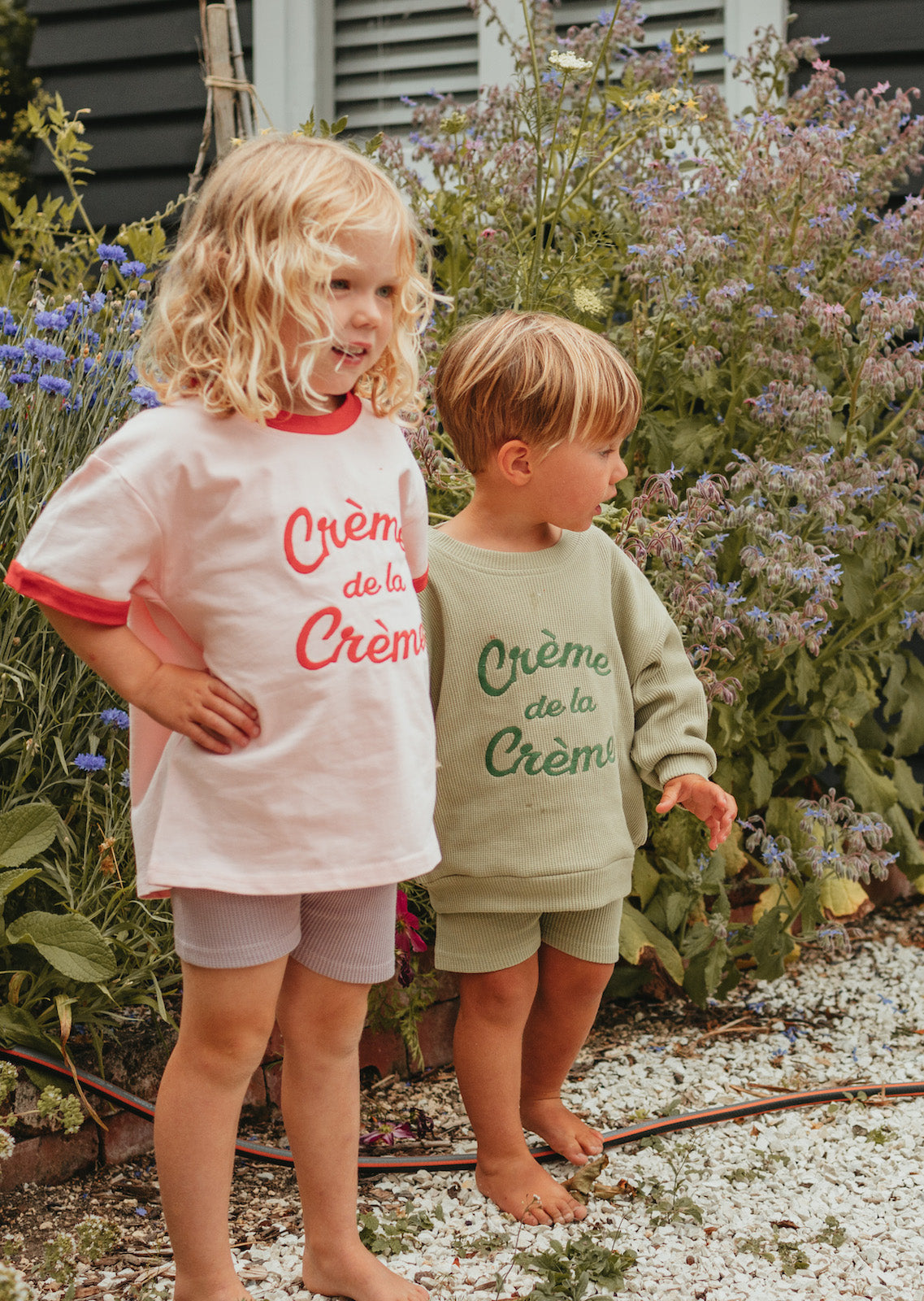 Crème de la Crème Tshirt - Pink bel & bow
