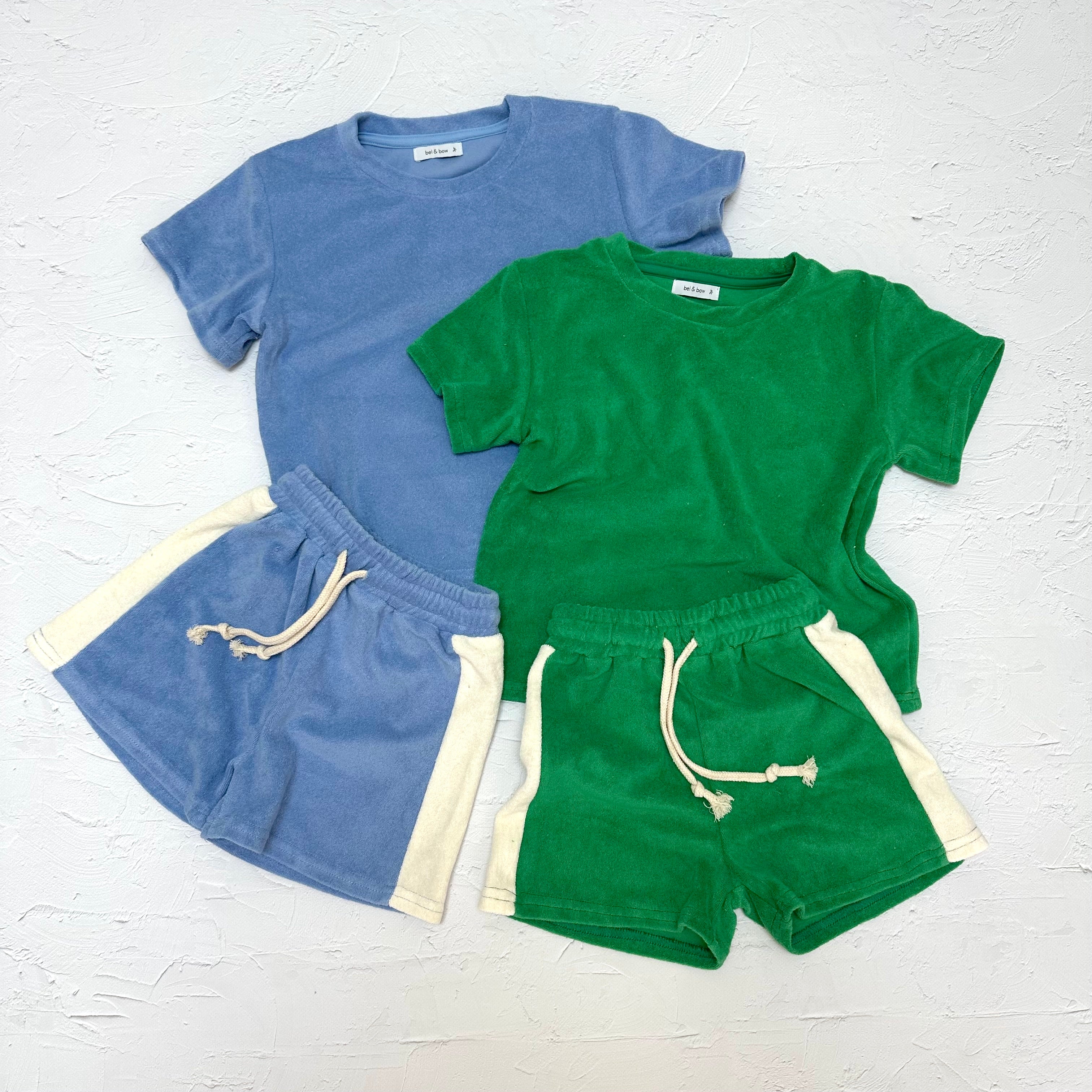 Terry Towel Retro Set - Green
