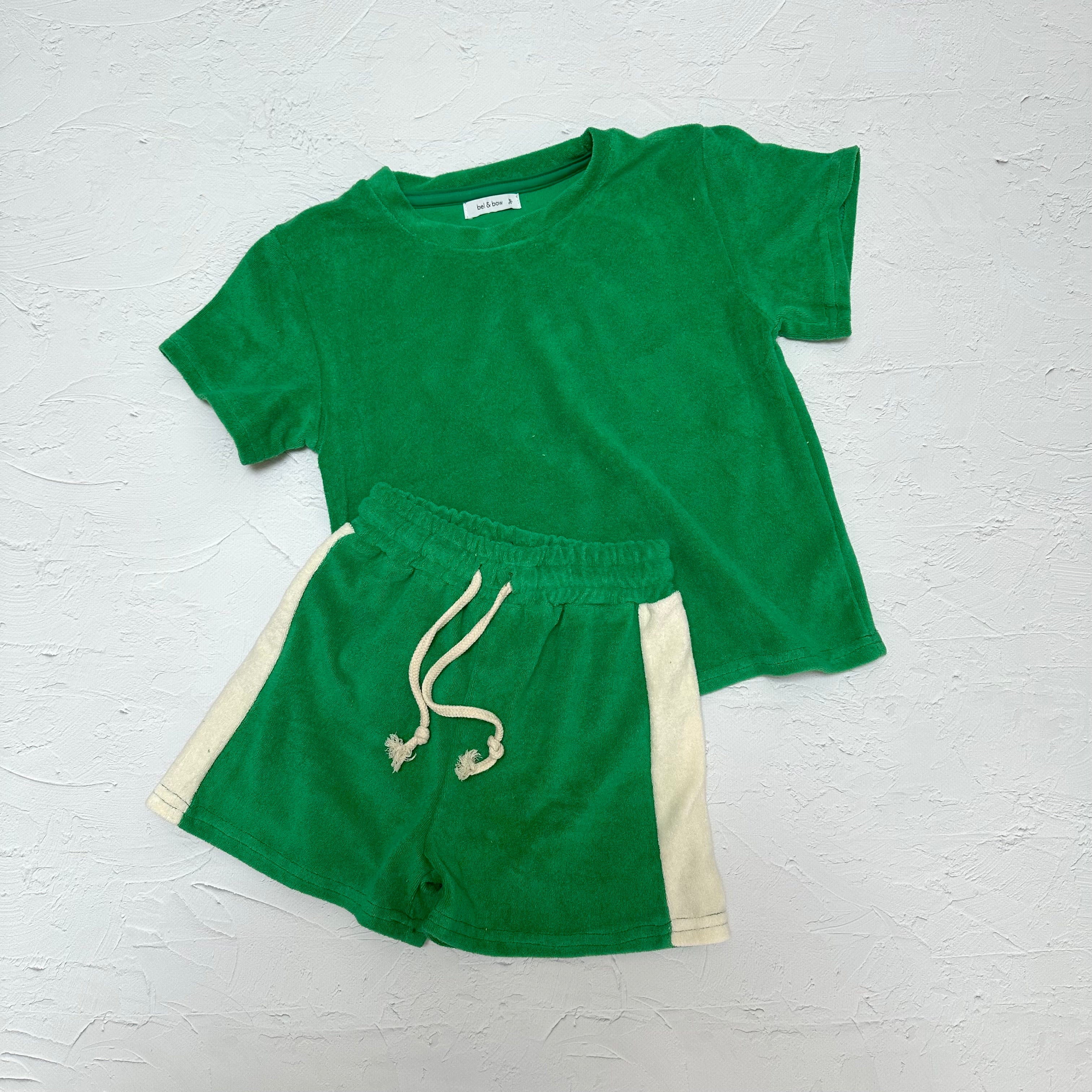 Terry Towel Retro Set - Green