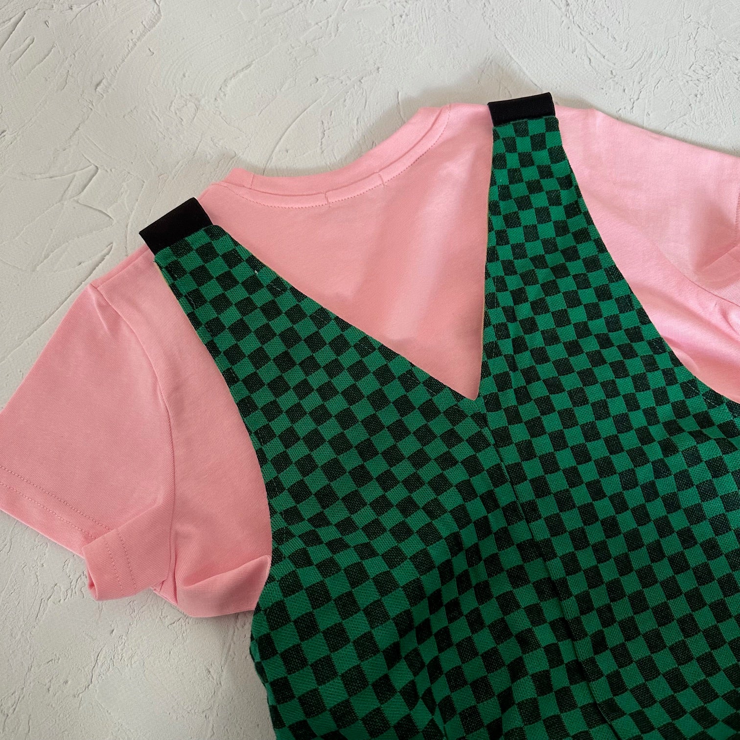 Checkerboard Overall - Green
