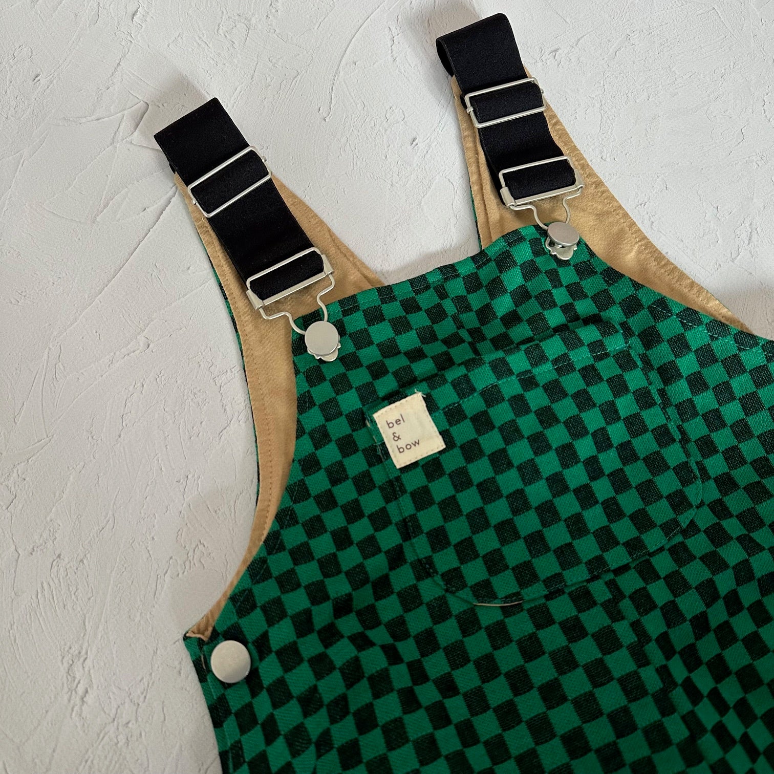 Checkerboard Overall - Green
