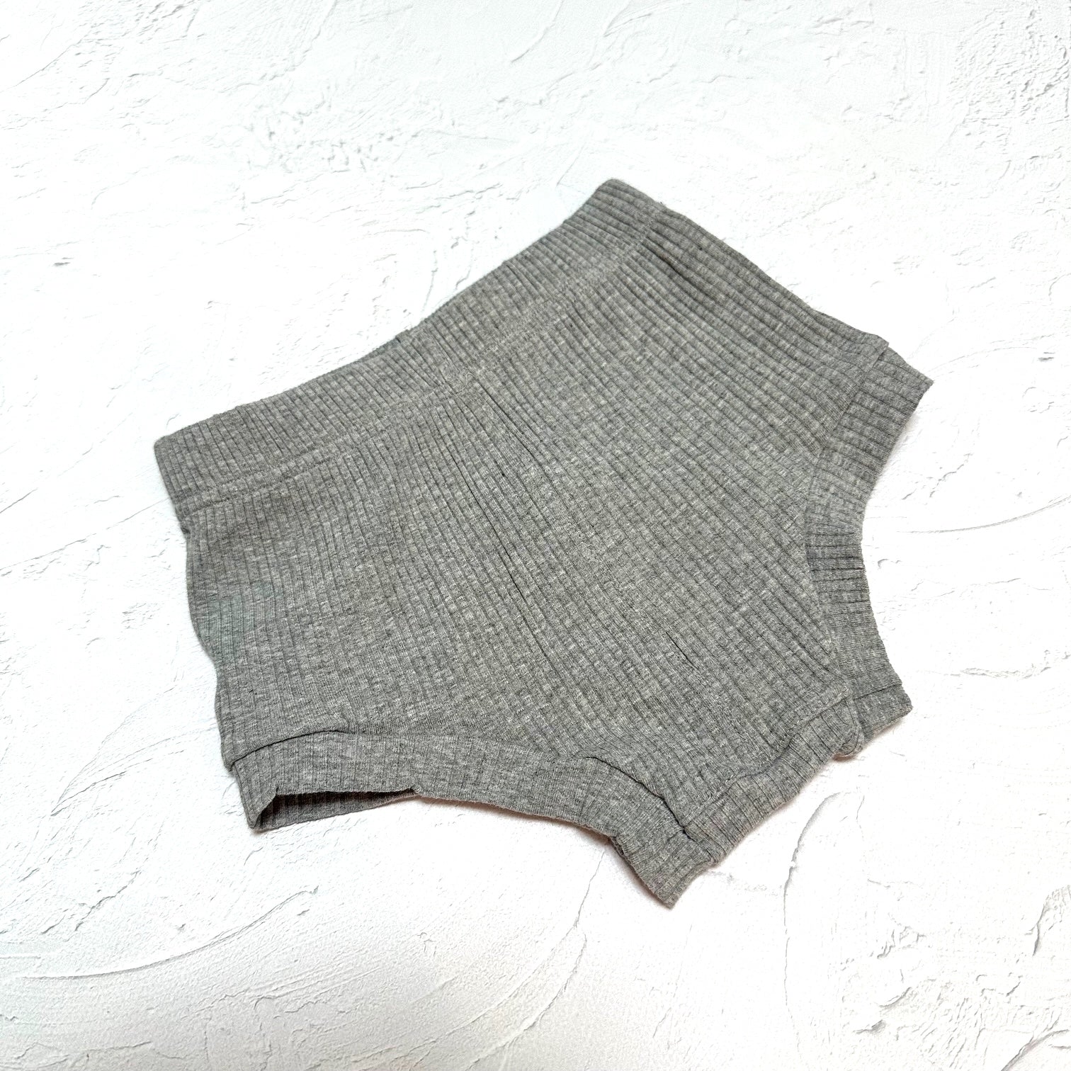 Ribbed Shorts - Grey Marle 2y