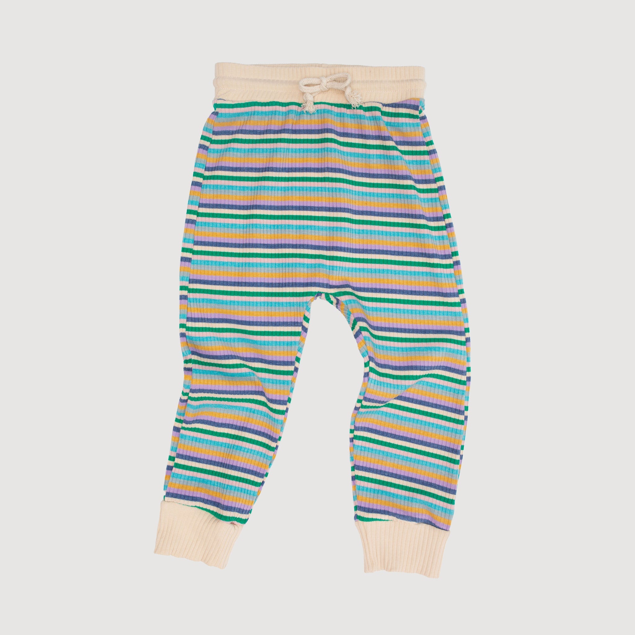 Jogger Pants - Blue Stripes bel & bow