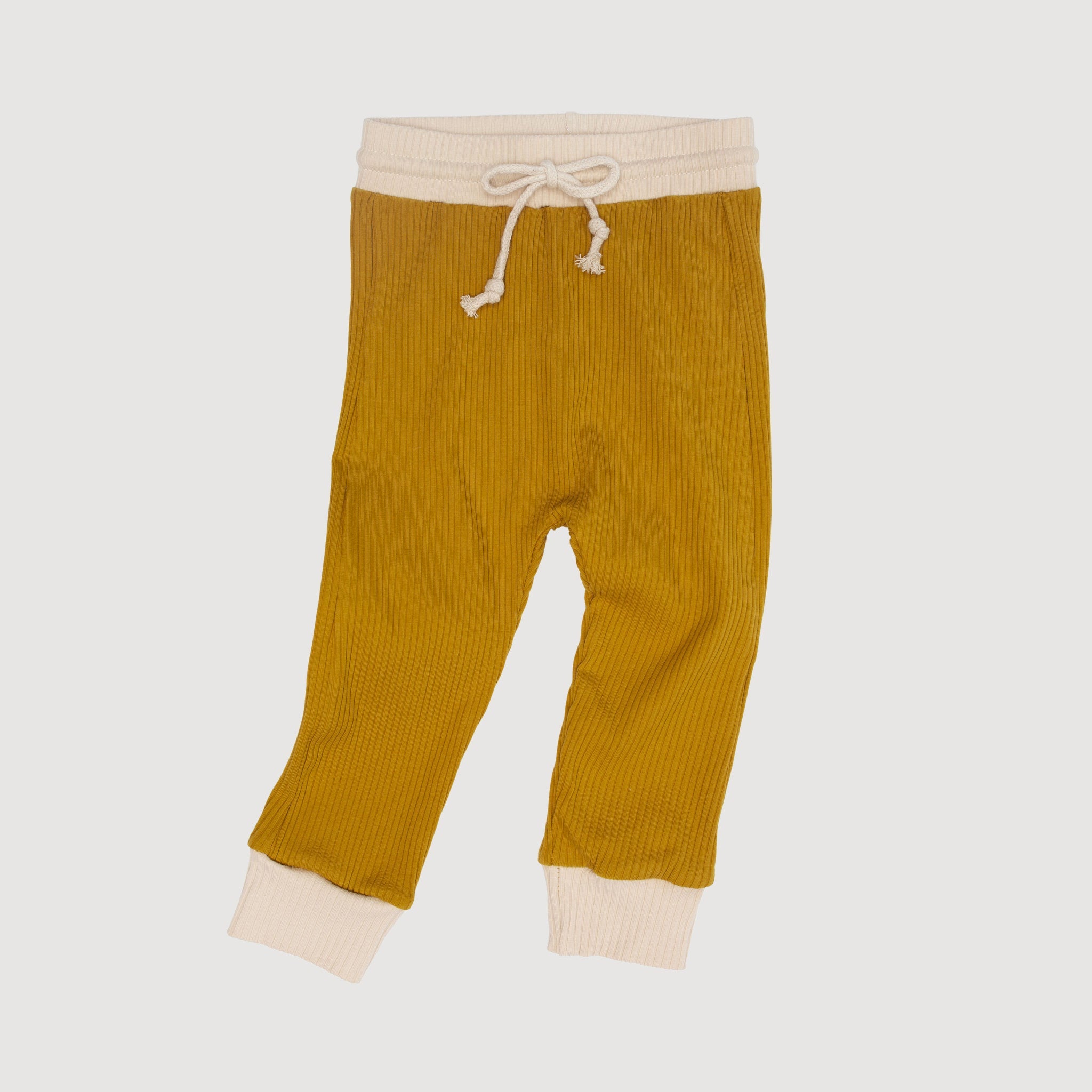 Jogger Pants - Gold bel & bow