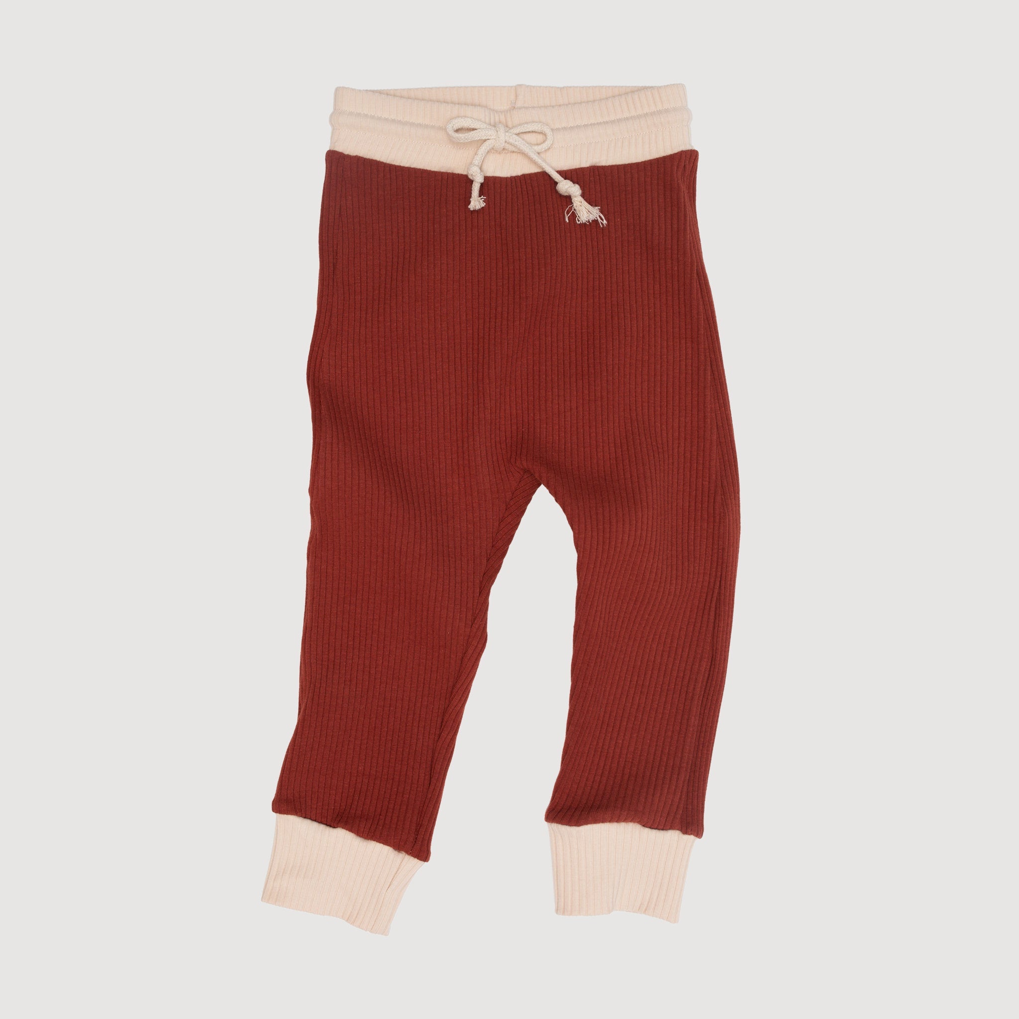Jogger Pants - Rust bel & bow