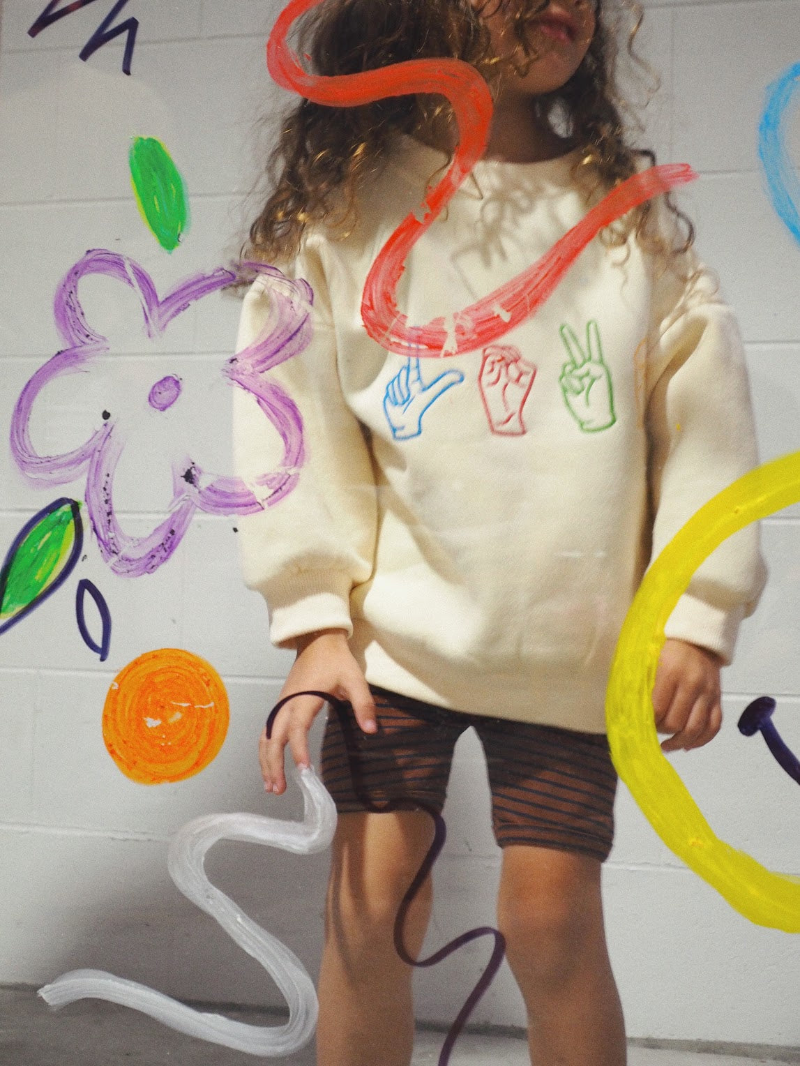 L.O.V.E Fleece Pullover bel & bow