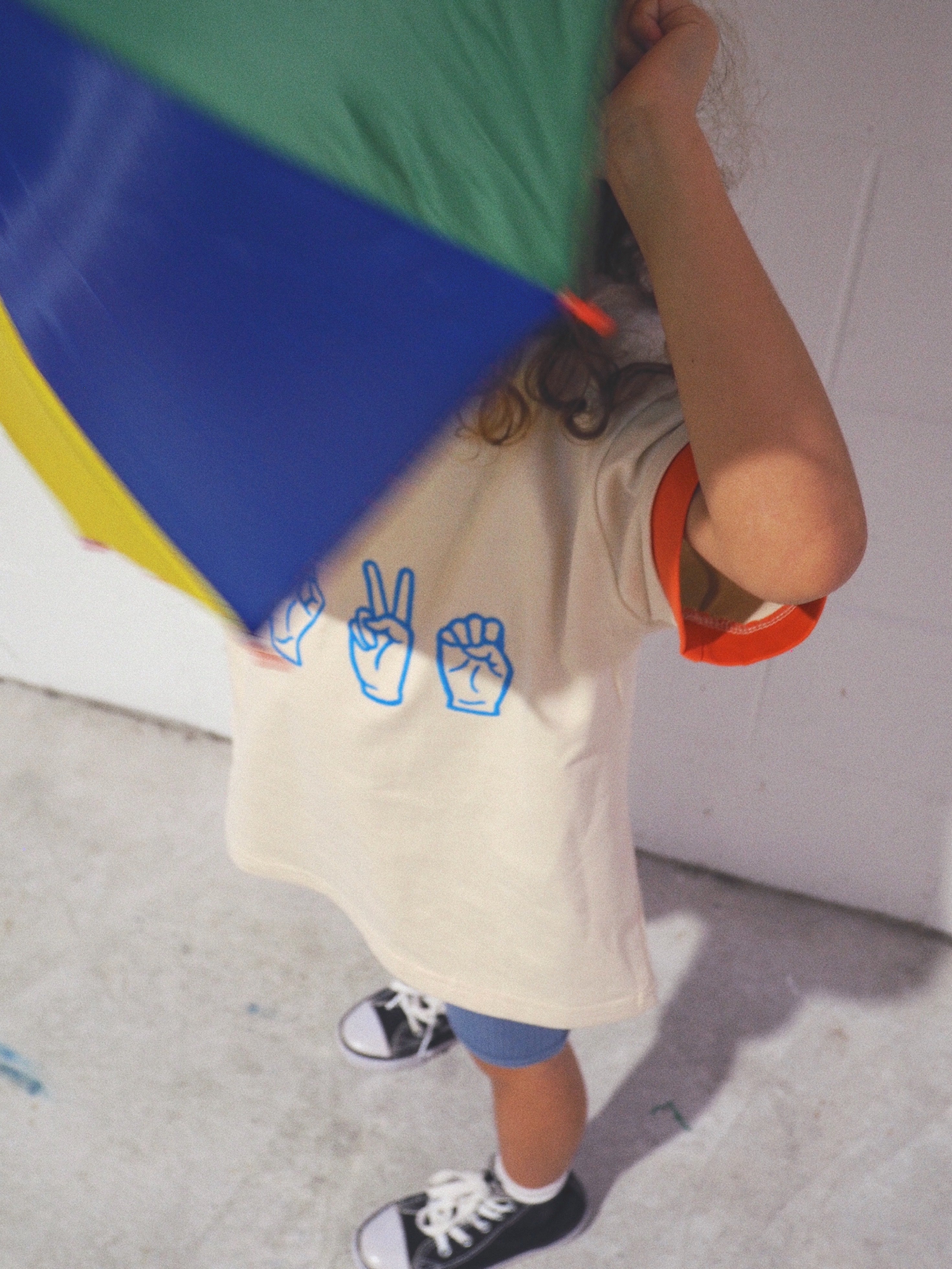 L.O.V.E T-Shirt - Beige bel & bow