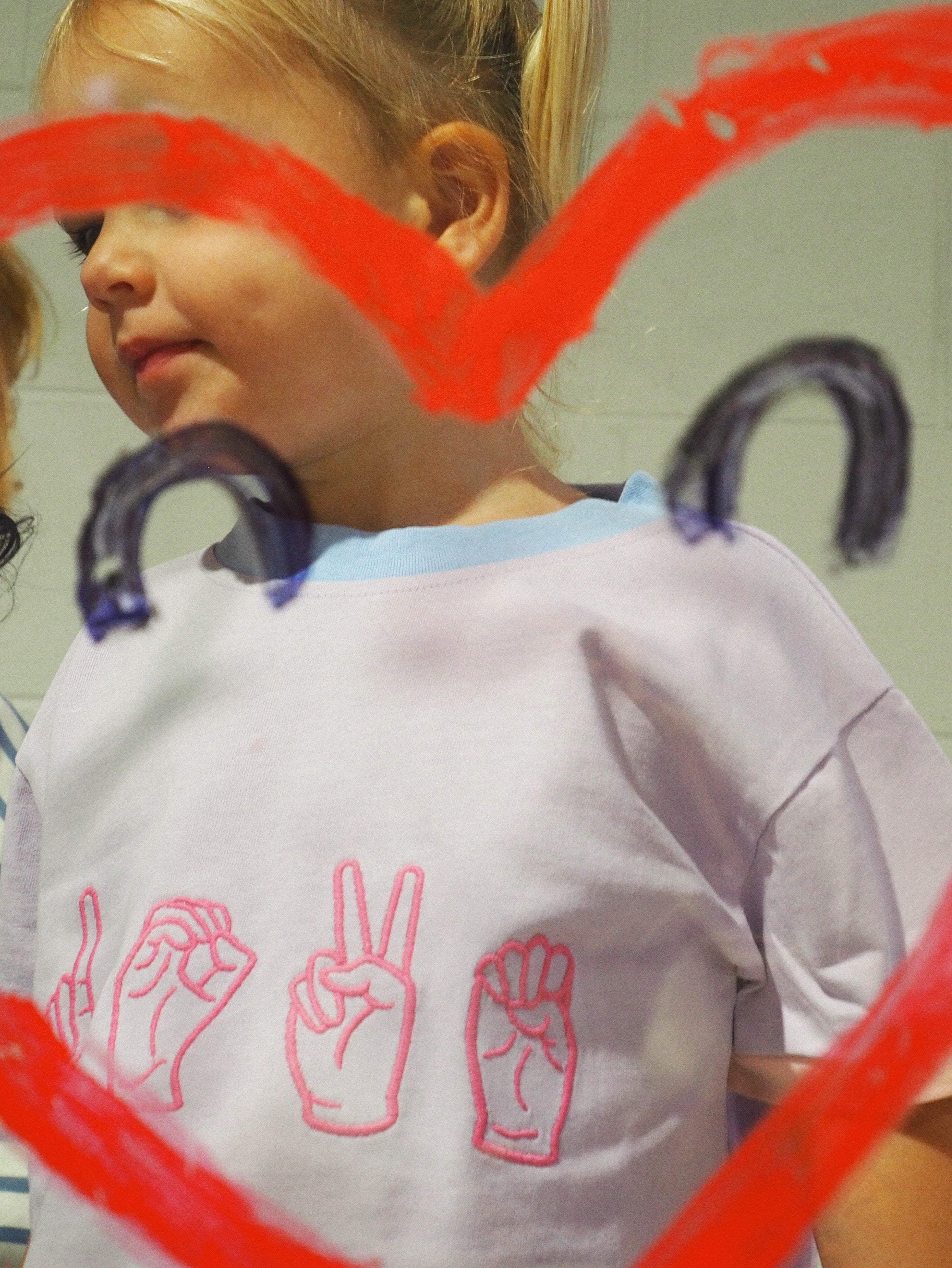 L.O.V.E T-Shirt - Lilac bel & bow