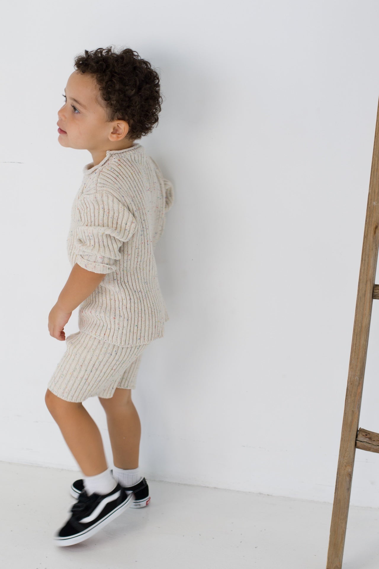 Speckle Rib Knit Co-Ord Set
