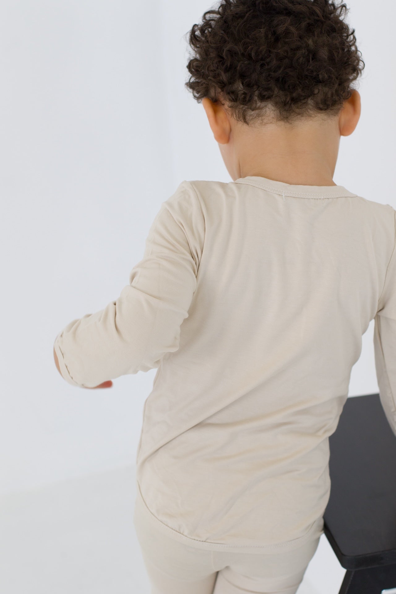 Bamboo Long Sleeve Top - Beige