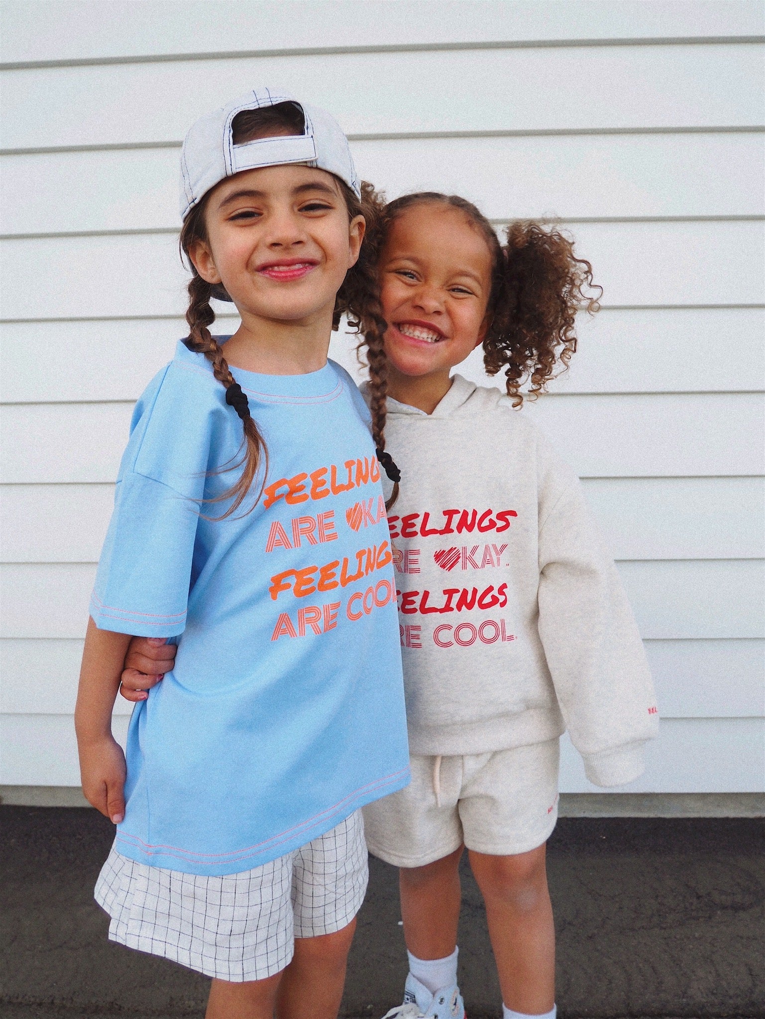 Feelings Are Okay Fleece Set - Oatmeal Marle