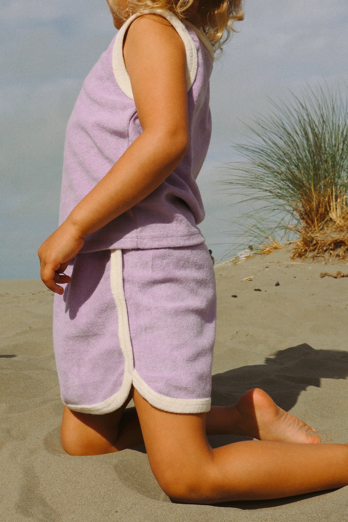 Terry Towel 2-Piece Set - Lilac