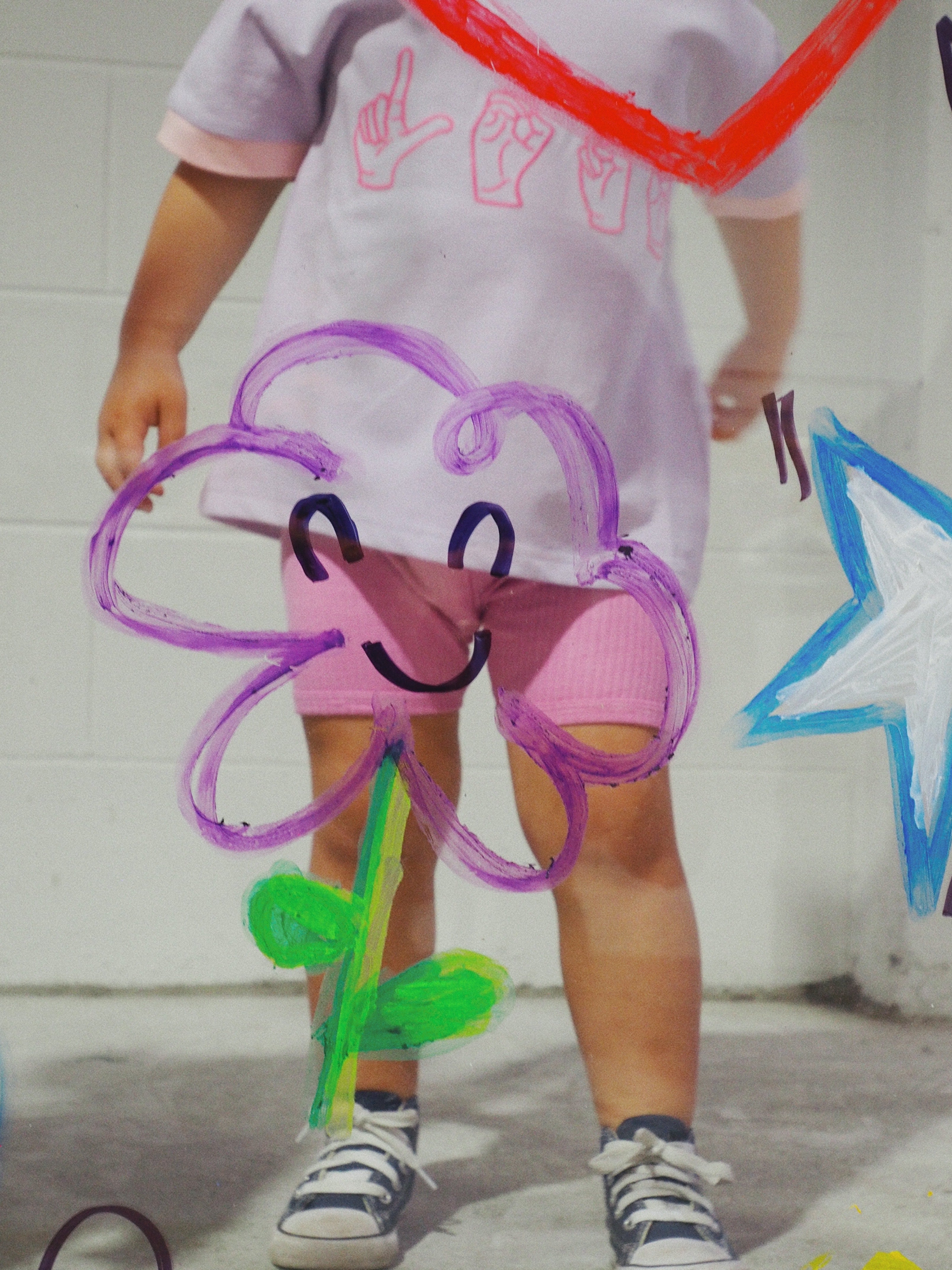 Ribbed Bike Short - Lolly Pink bel & bow