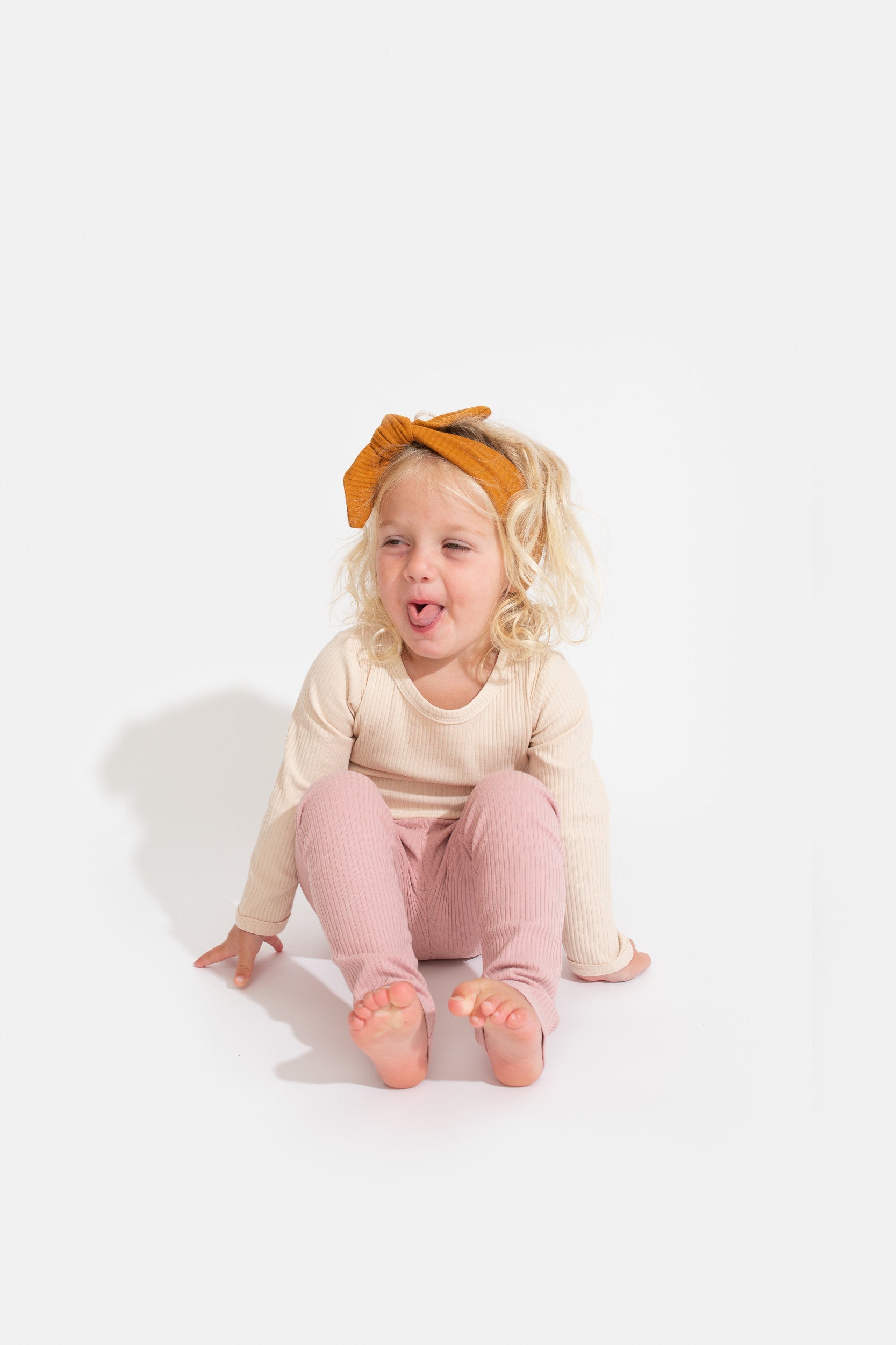 Ribbed Headwrap bel & bow