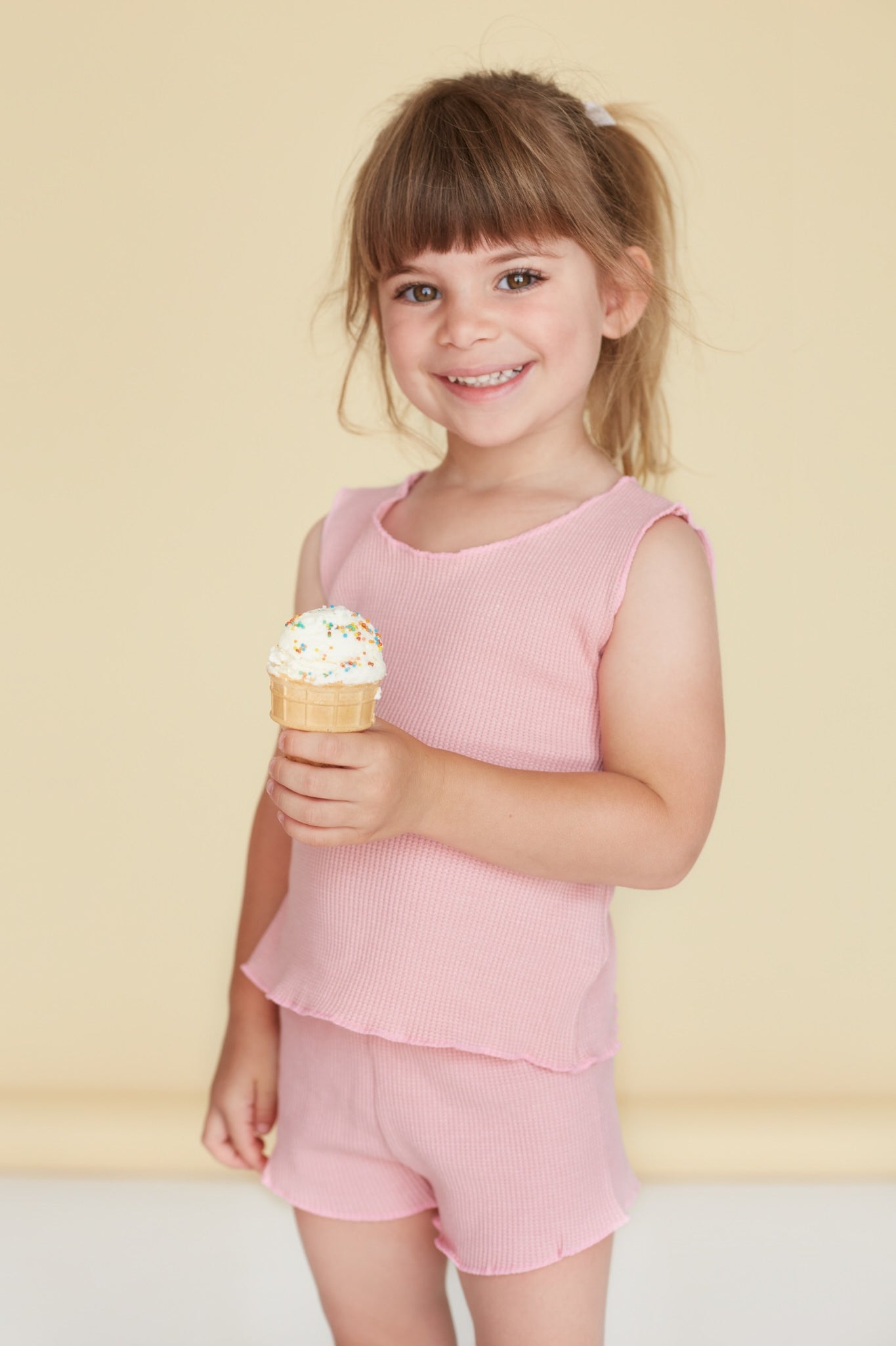 Soleil 2-Piece Set - Pastel Pink bel & bow
