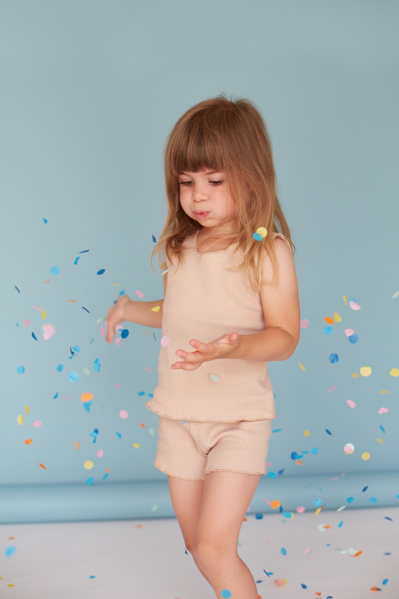Soleil 2-Piece Set - Biscuit bel & bow