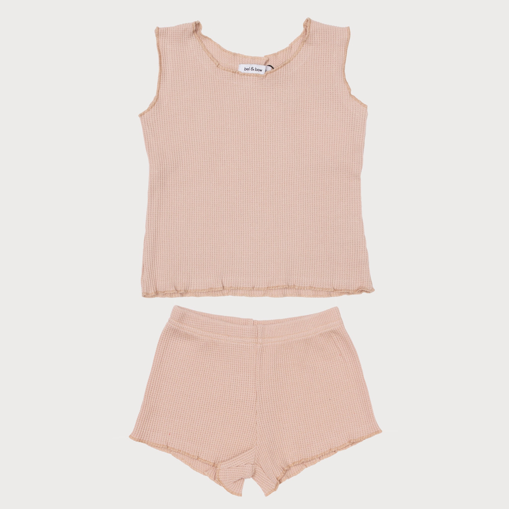 Soleil 2-Piece Set - Biscuit bel & bow