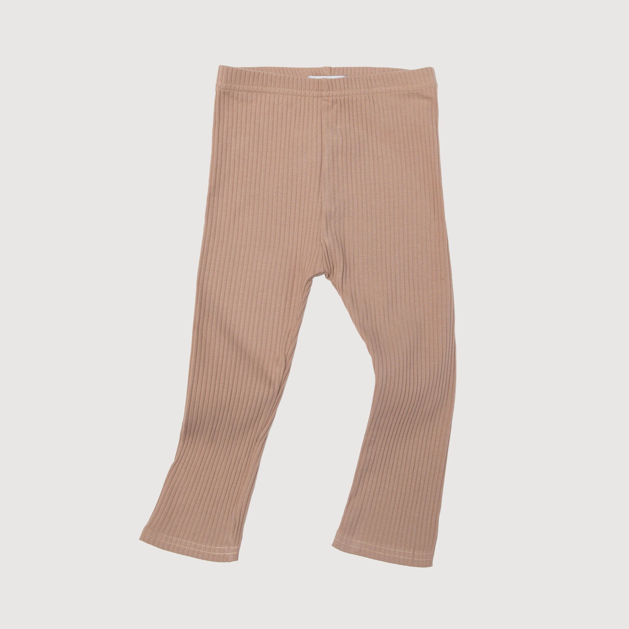 Ribbed Legging - Taupe bel & bow