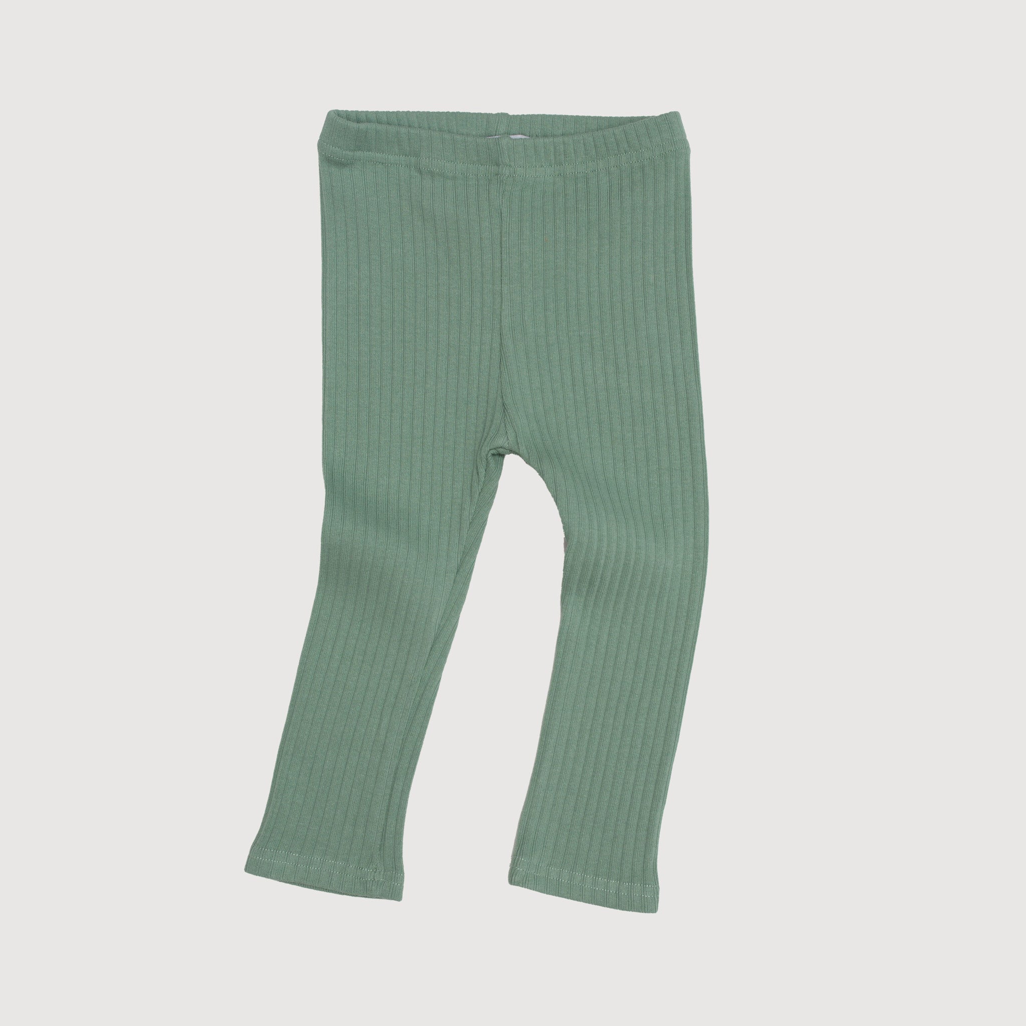 Wide Ribbed Legging - Bayleaf bel & bow