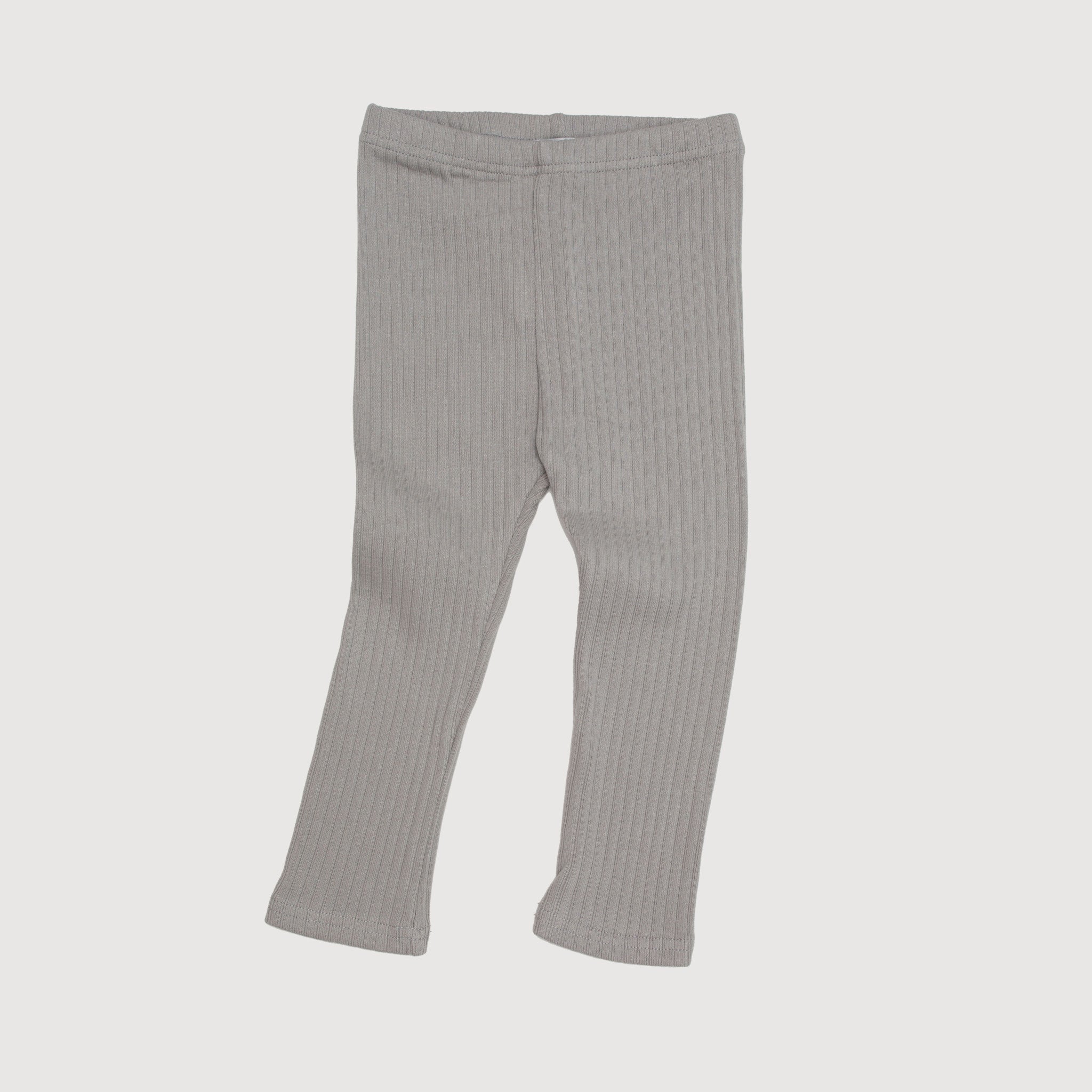 Wide Ribbed Legging - Dove bel & bow