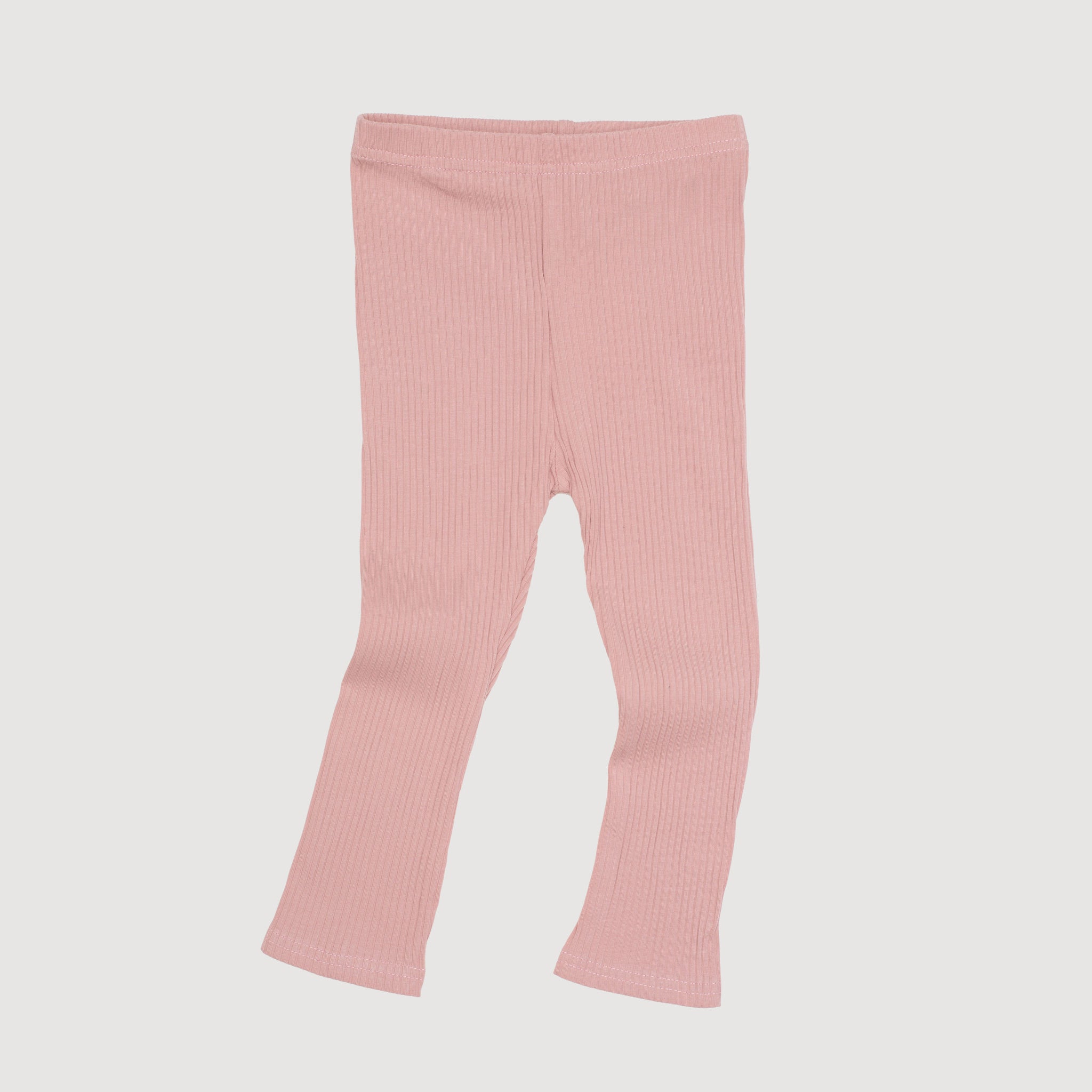 Ribbed Legging - Musk Pink bel & bow